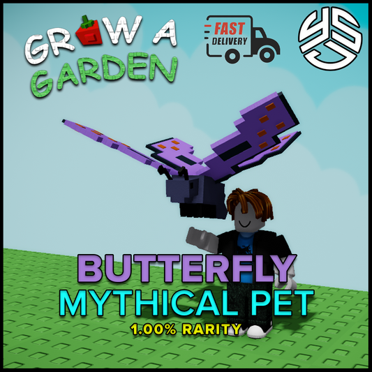 Tumbuh Taman BUTTERFLY PET 1.00% RARIITY [MYTHICAL]