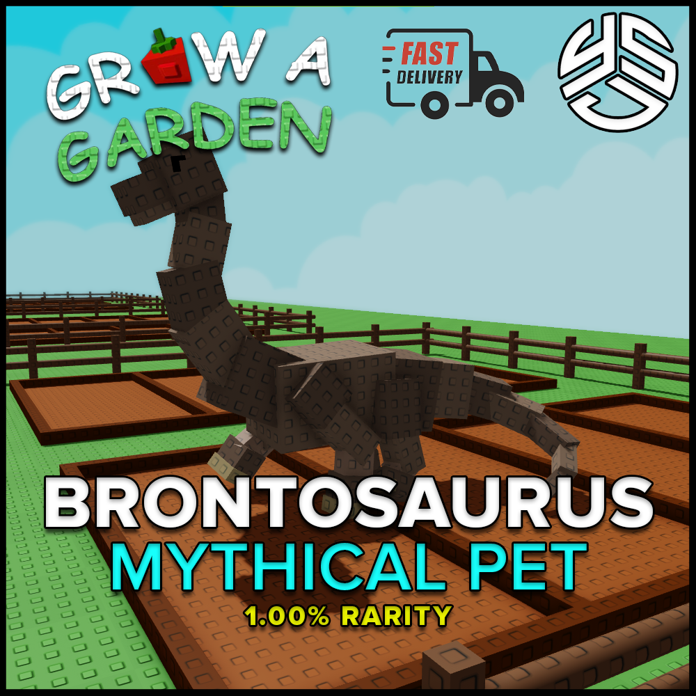 Grow a Garden BRONTOSAURUS PET 1.00% RARIITY [MYTHICAL]
