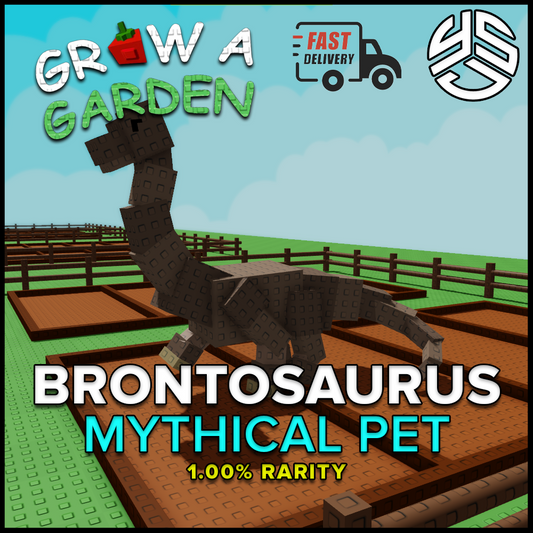 Grow a Garden BRONTOSAURUS PET 1.00% RARIITY [MYTHICAL]